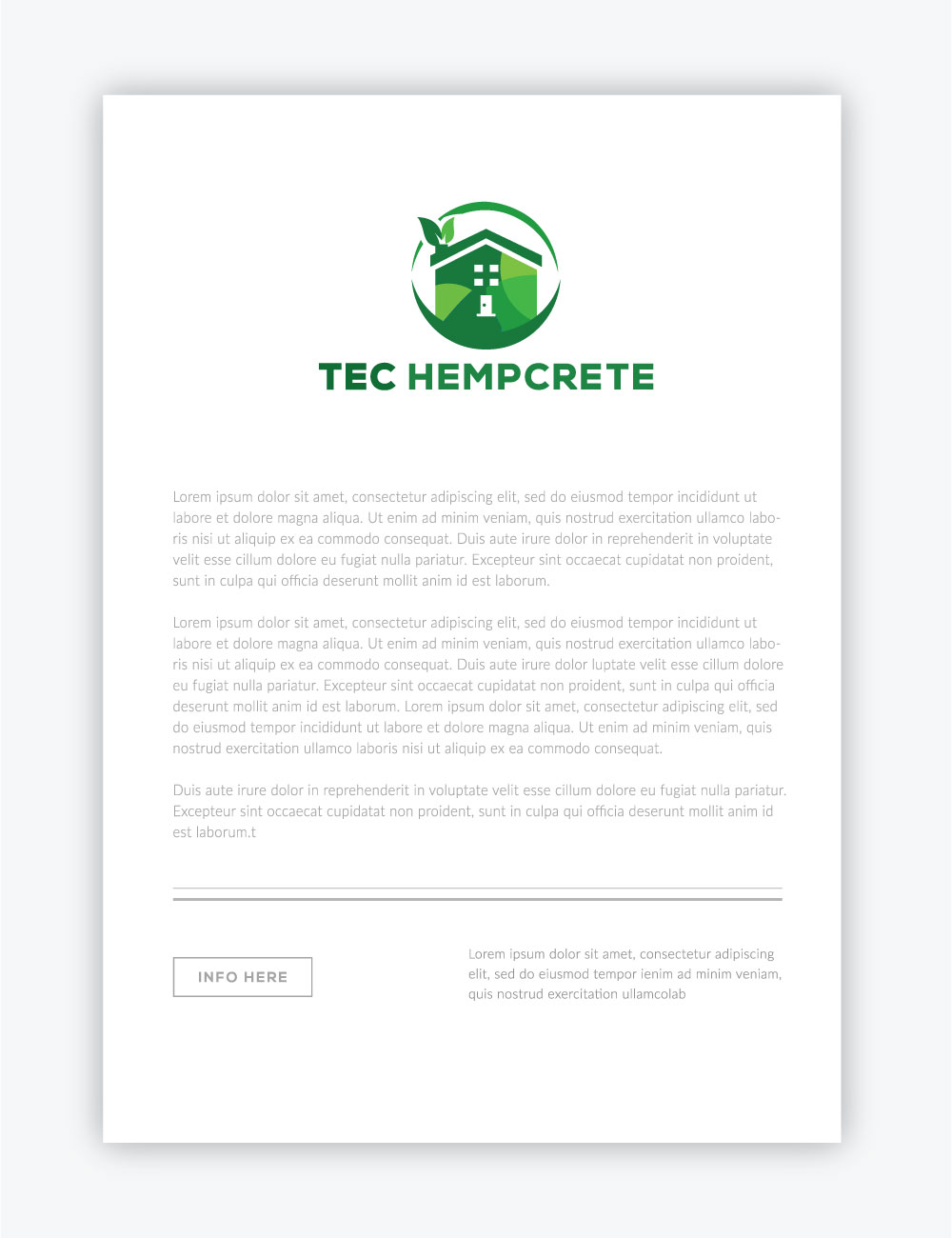 Logo Design by solidinto for TEC Hempcrete | Design #23989091