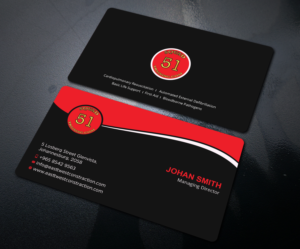 Squad 51 Training is our company name. and instruction | Business Card Design by Uttom 2