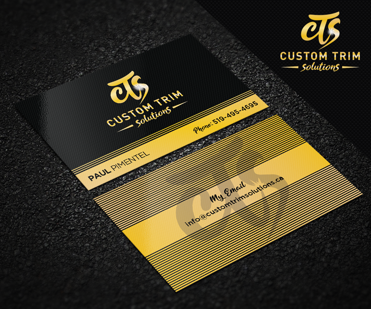 Logo Design by Ethien for Custom Trim Solutions  | Design #23938613