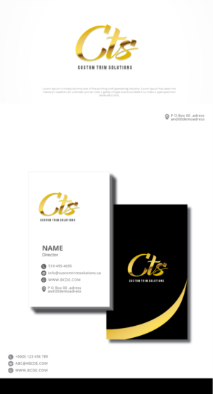CTS Custom Trim Solutions | Logo Design by graphicevolution
