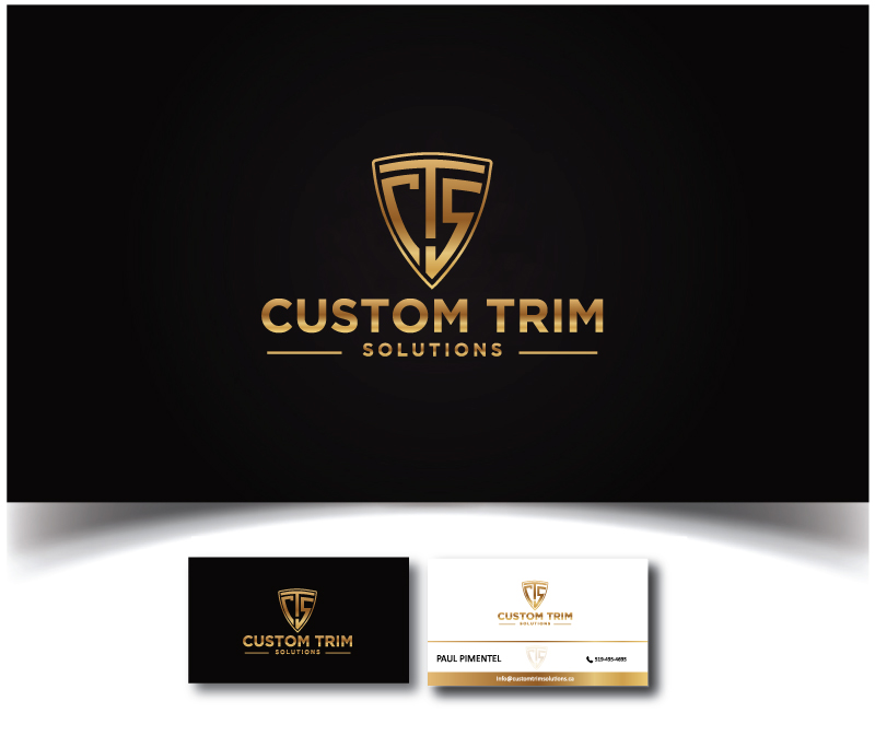 Logo Design by Pen Tool for Custom Trim Solutions  | Design #23940857