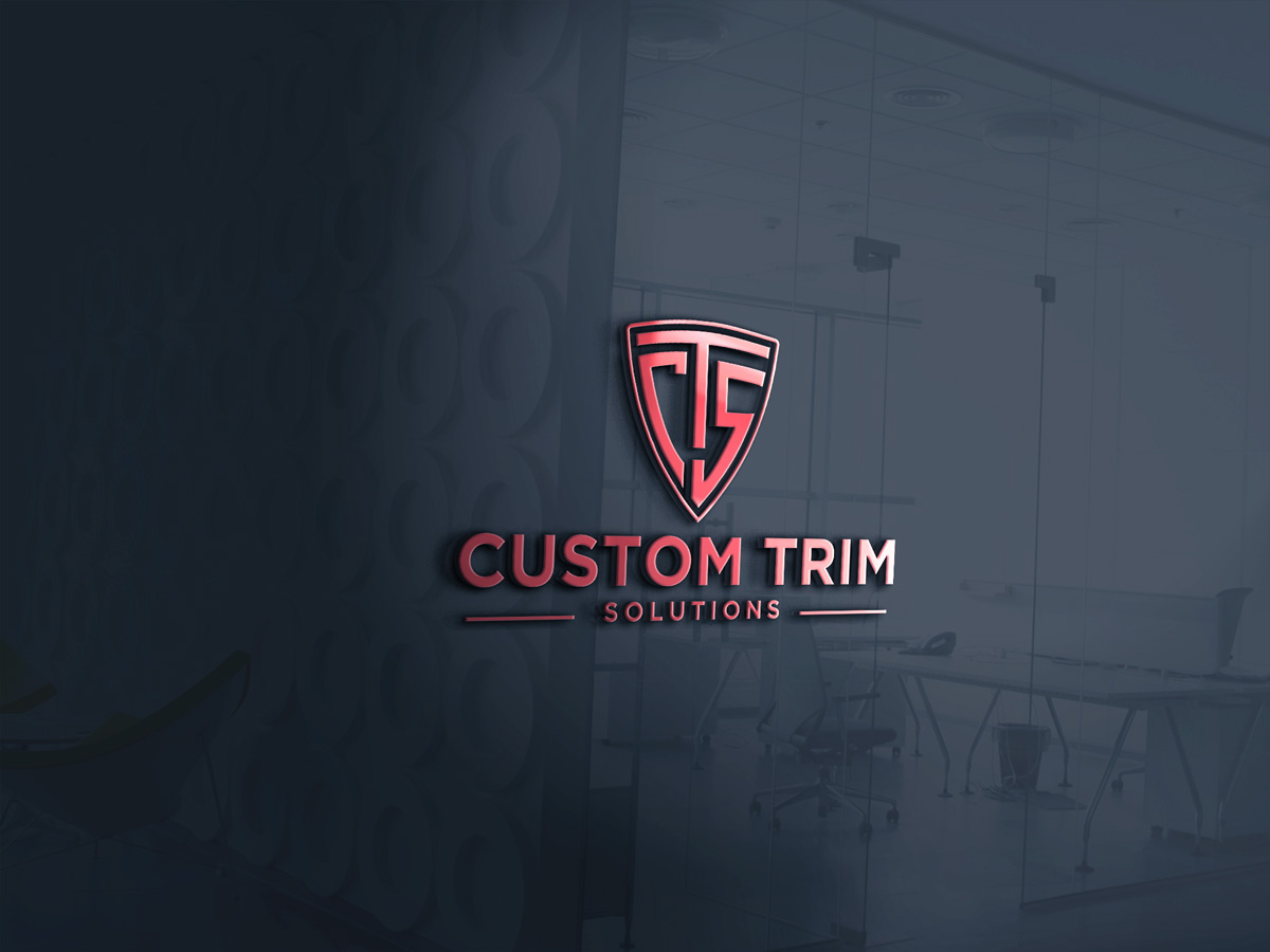 Logo Design by Pen Tool for Custom Trim Solutions  | Design #23940859
