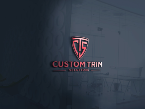 Logo Design by Pen Tool for Custom Trim Solutions  | Design: #23940859