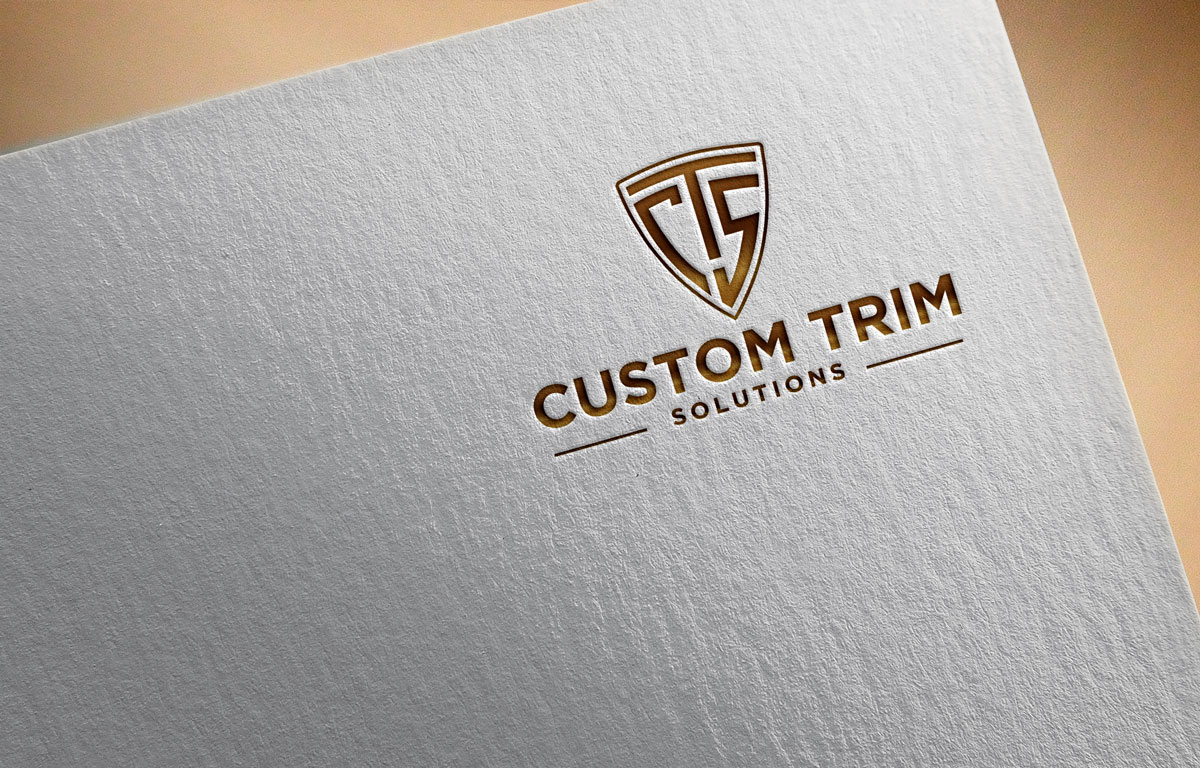 Logo Design by Pen Tool for Custom Trim Solutions  | Design #23940860