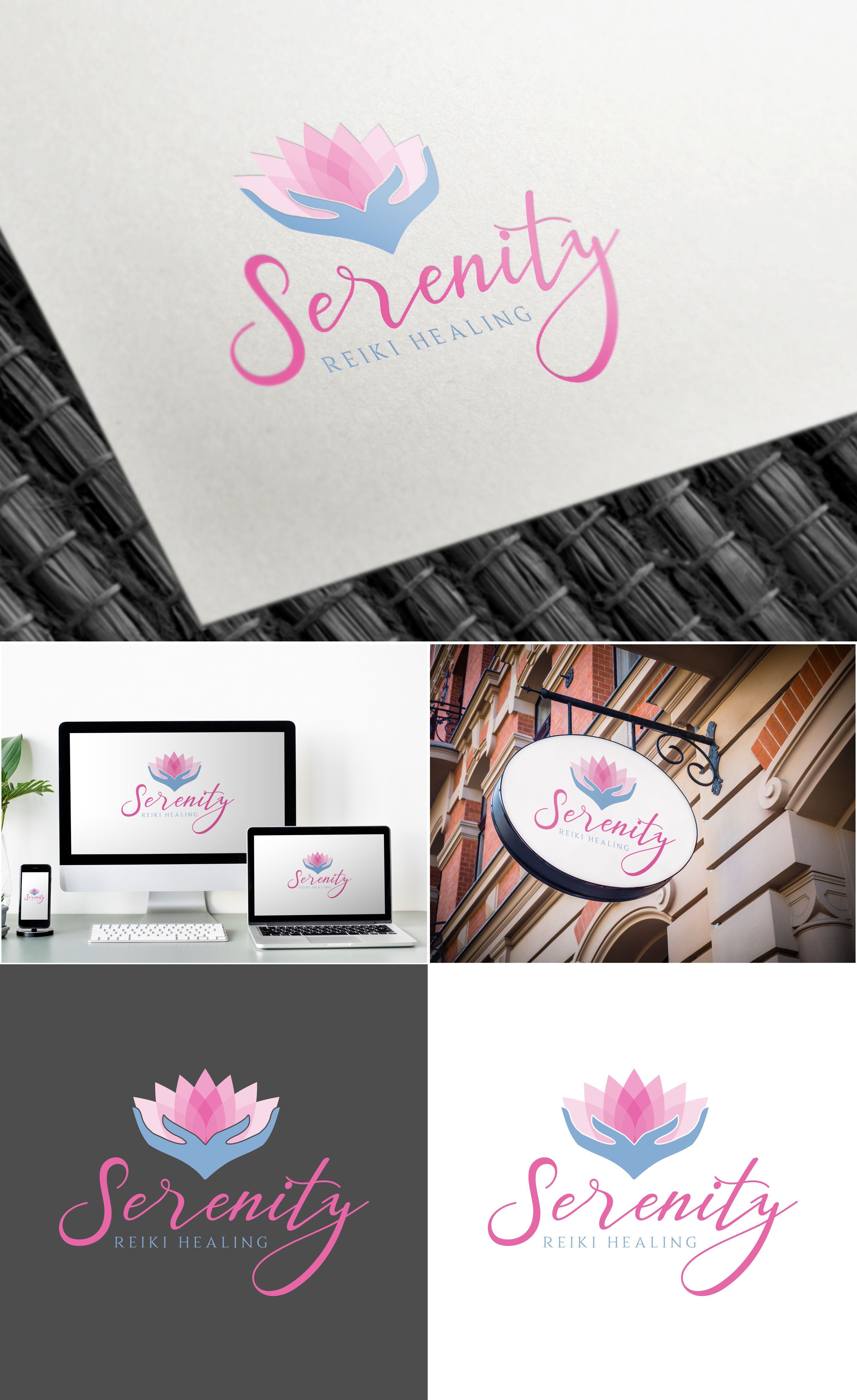 Logo Design by Nicolene Barnard for Azure Healing | Design #24006340