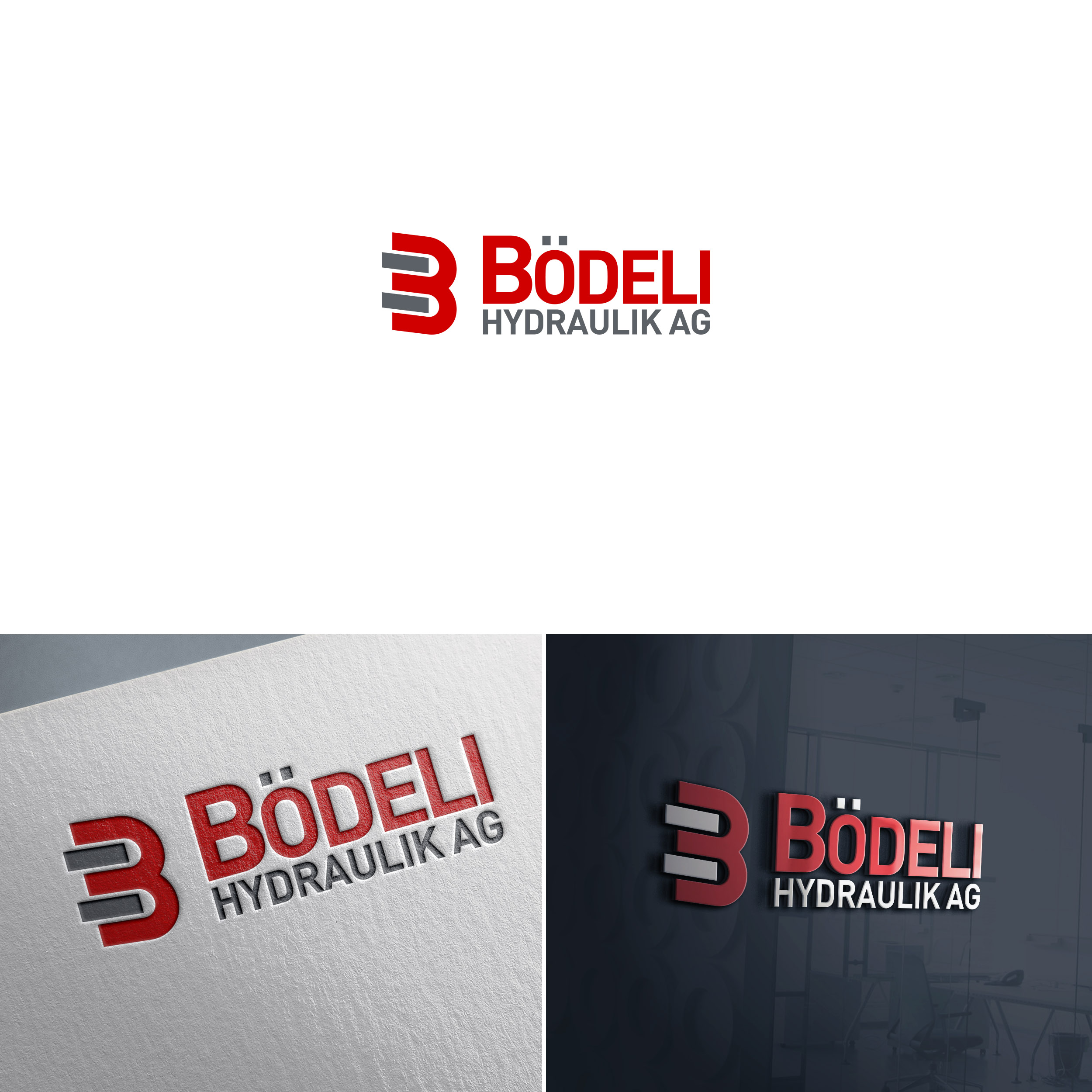 Logo Design by Joca Prado for Bödeli Hydraulik AG | Design #23988033