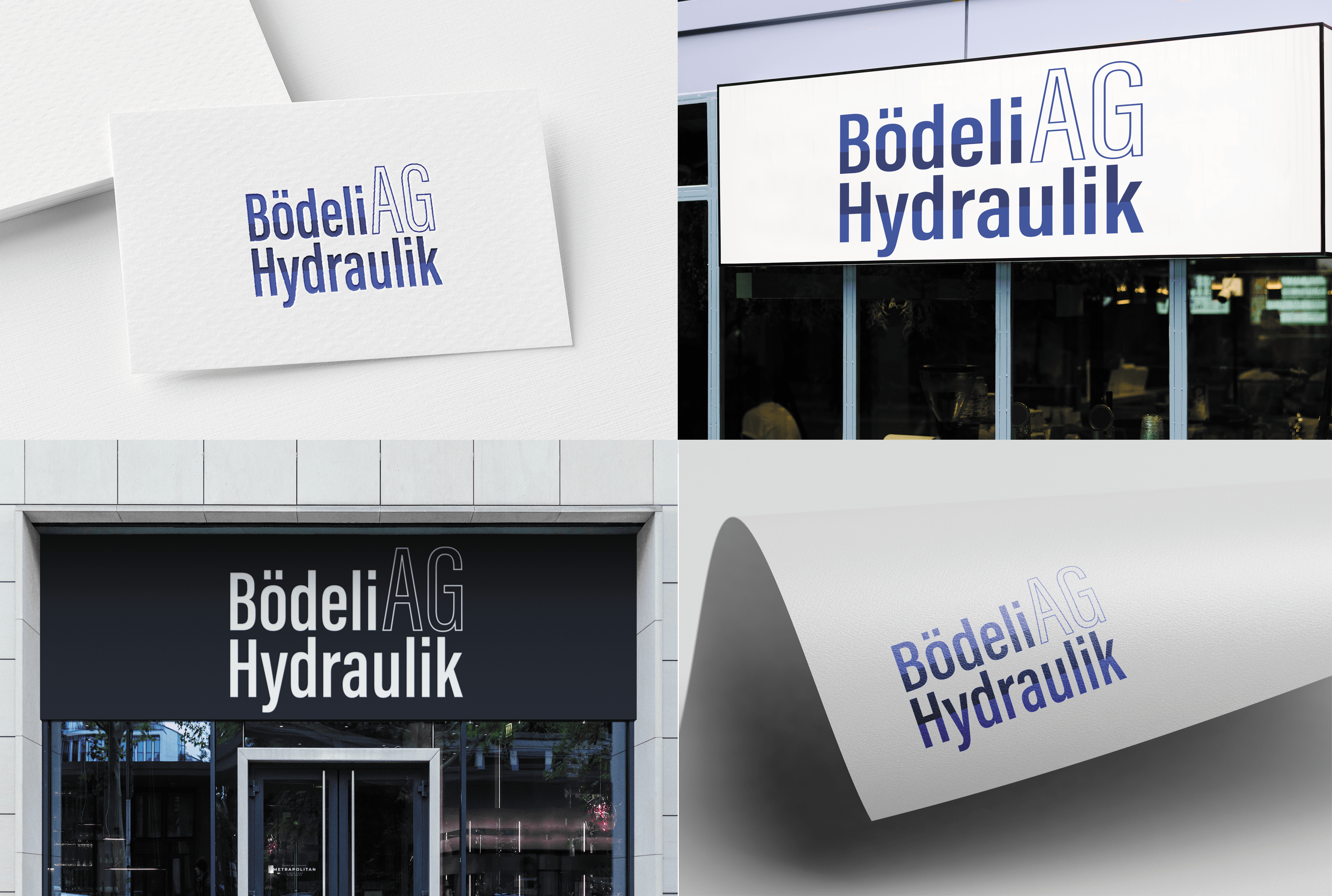 Logo Design by anna.sakalo.as 2 for Bödeli Hydraulik AG | Design #23975053