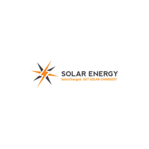 Business name: SOLARCHARGED. Tagline: Solar up. Power on. | Logo Design by Anekaa
