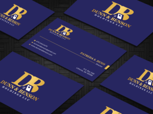 Dunn & Benson Business Cards | Diseño de Tarjeta de Presentación por Uttom 2