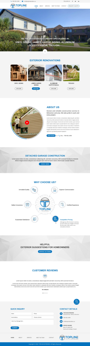 Web Design by Sbss for this project | Design: #23950320