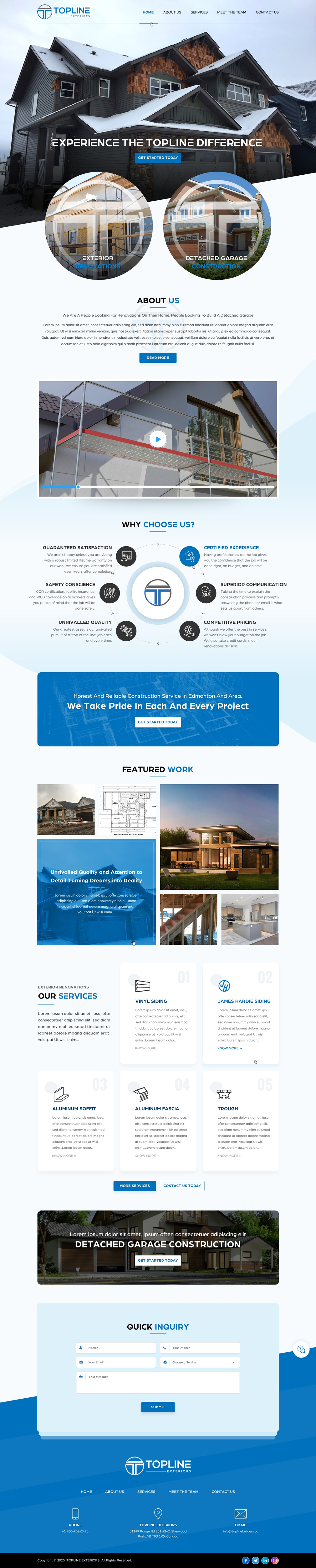 Web Design by Sbss for this project | Design #24186113