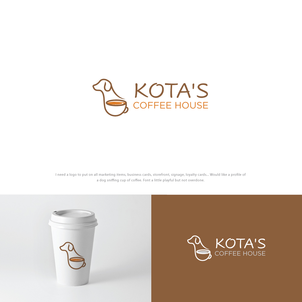 Logo Design by ESolz Technologies for Kota's Coffee House, LLC | Design #23940815