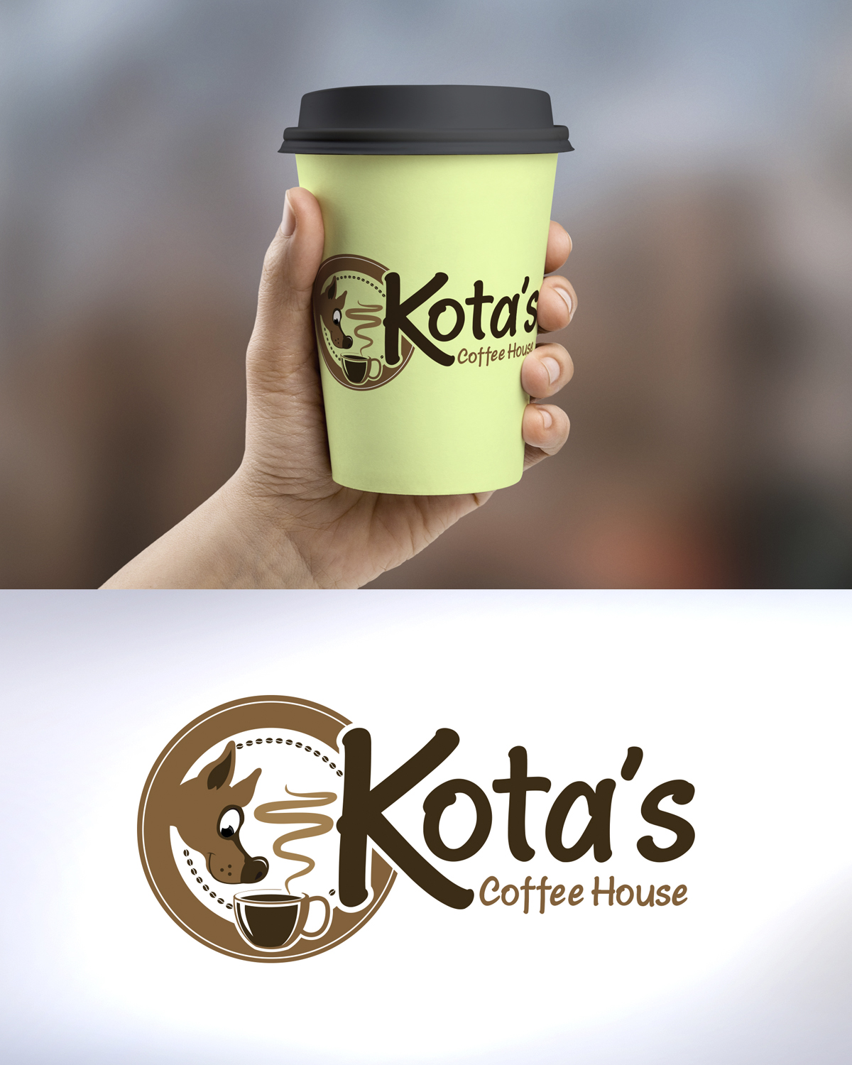 Logo Design by Marco Rubio for Kota's Coffee House, LLC | Design #23982827