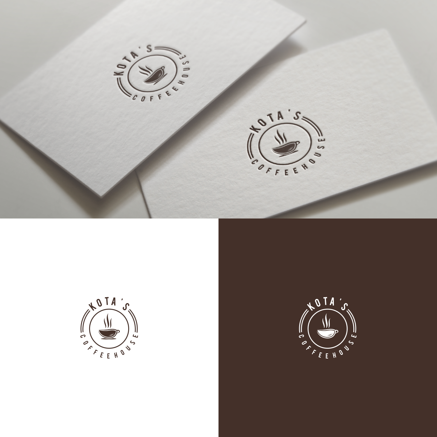 Logo Design by art0_MORO for Kota's Coffee House, LLC | Design #23988171