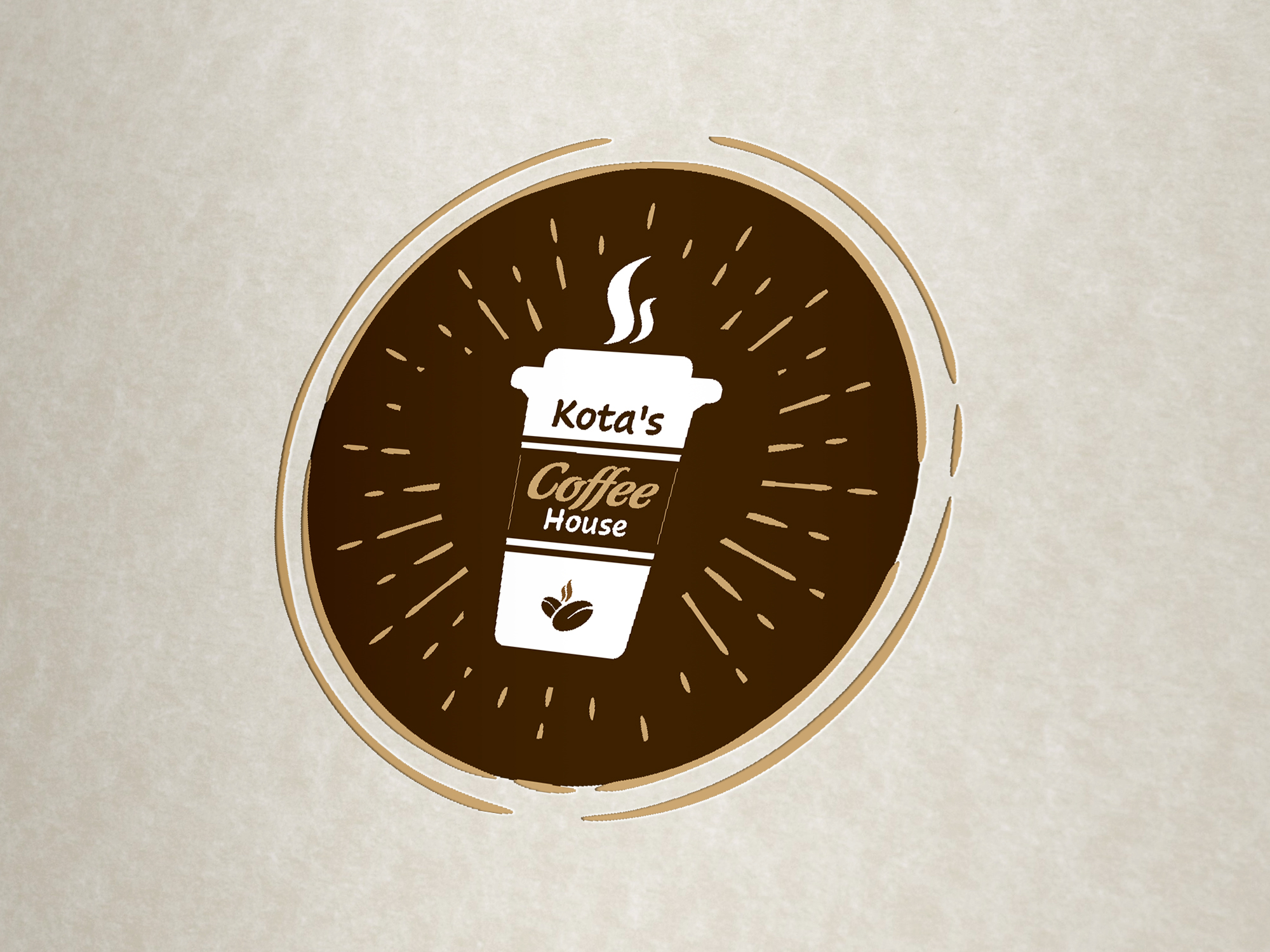 Logo Design by Skytouch Solutions for Kota's Coffee House, LLC | Design #23990514
