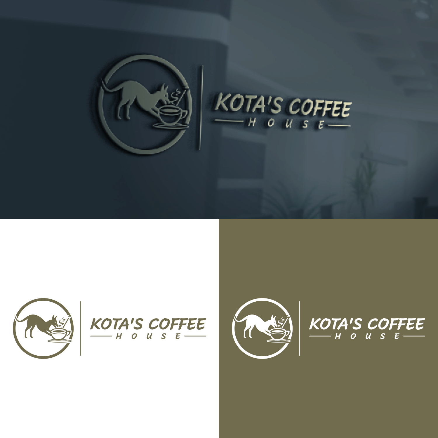Logo Design by manah bening for Kota's Coffee House, LLC | Design #23947049