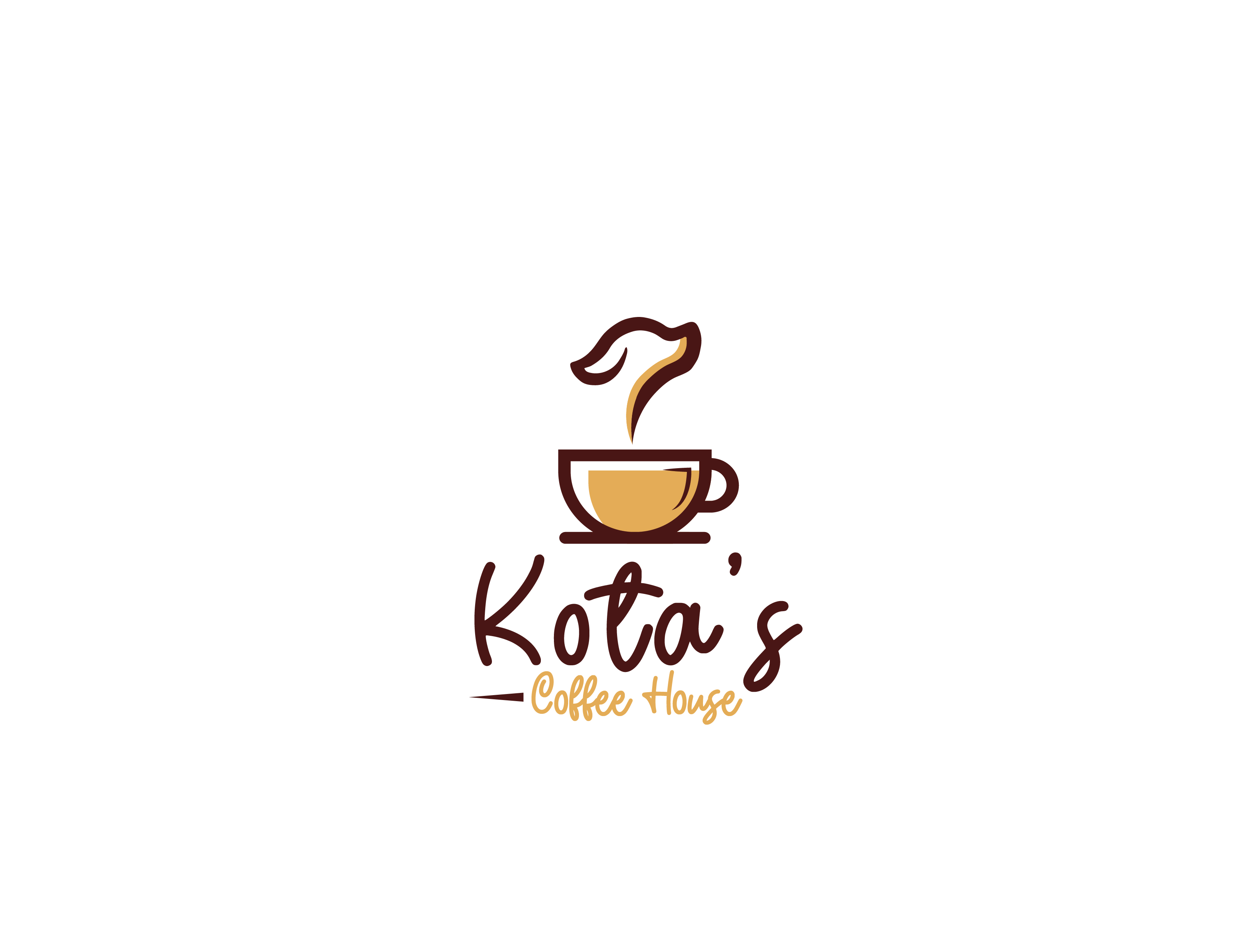 Logo Design by Ali 108 for Kota's Coffee House, LLC | Design #23964784