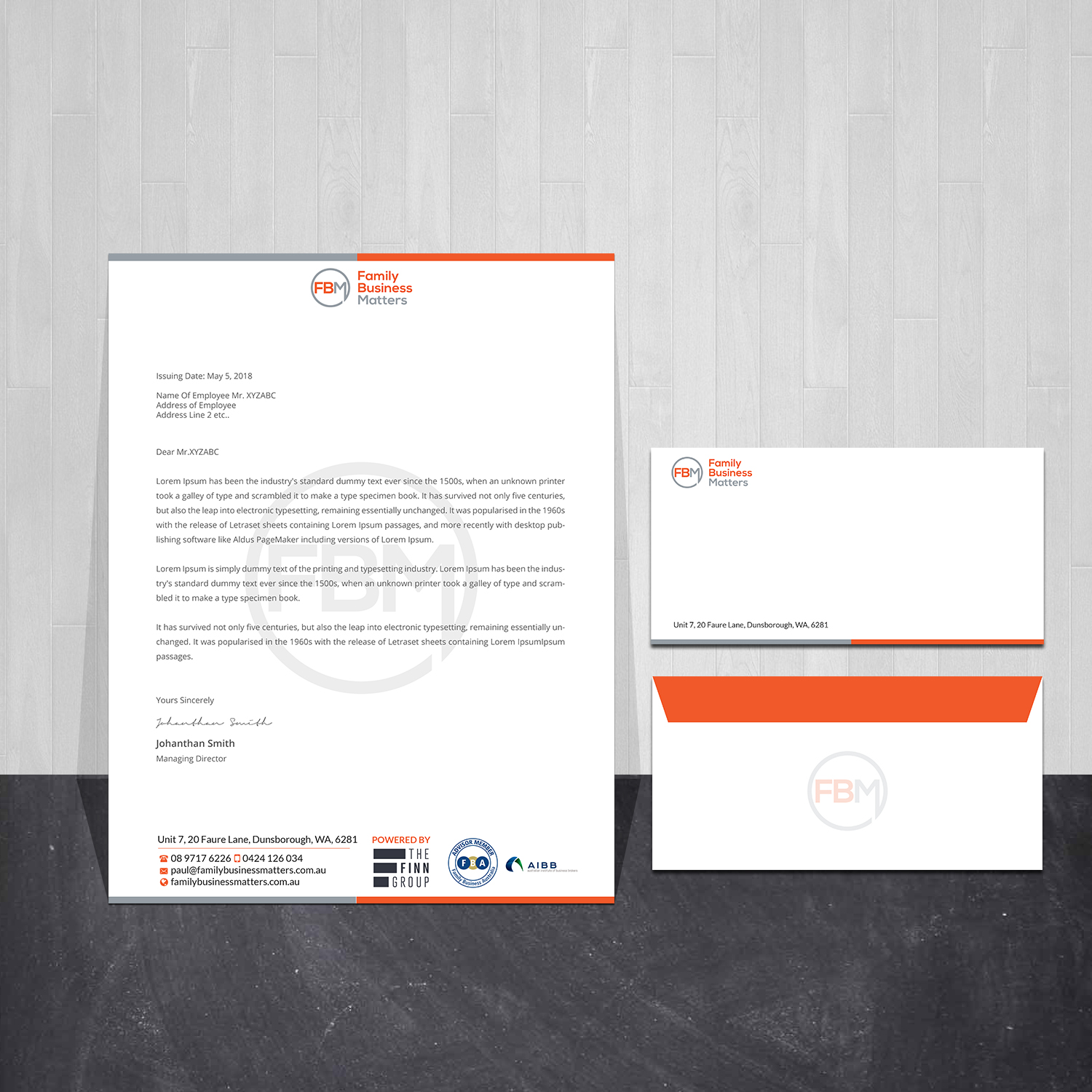 Design de Papeterie par Creations Box 2015 pour Family Business Matters | Design #23960072
