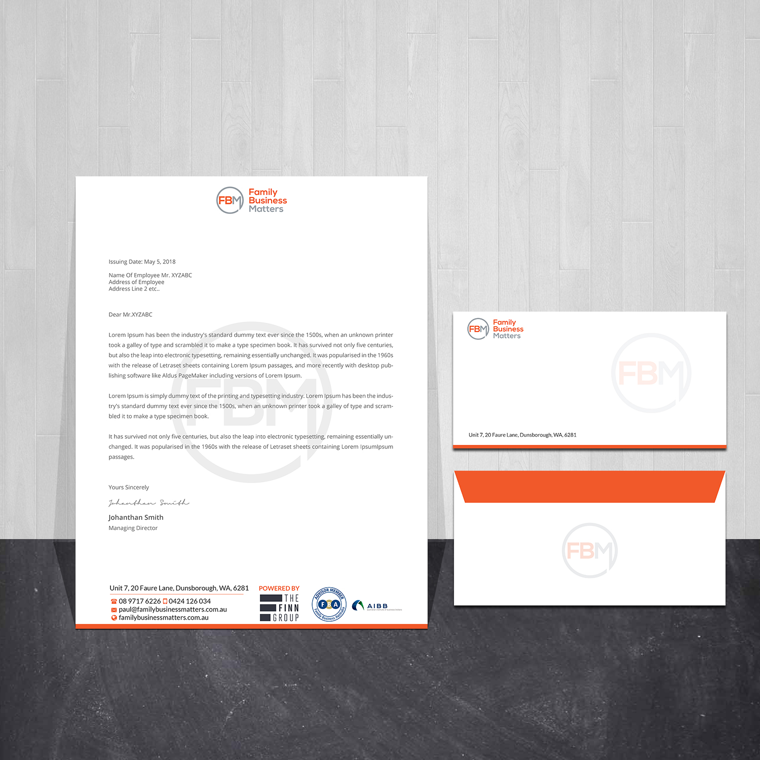 Design de Papeterie par Creations Box 2015 pour Family Business Matters | Design #23960077