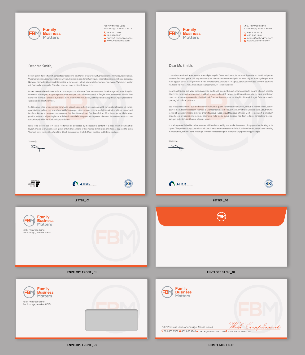 Stationery Design by chandrayaan.creative for Family Business Matters | Design #23965450