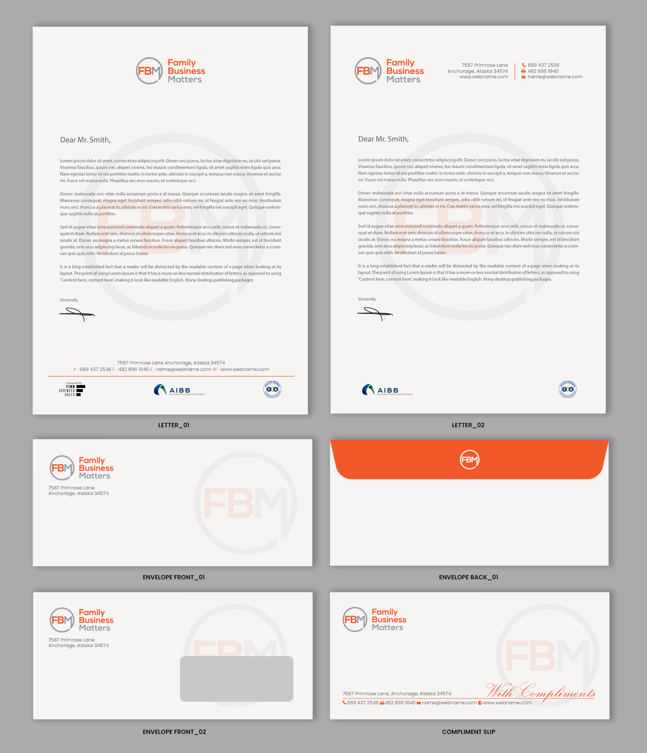 Stationery Design by chandrayaan.creative for Family Business Matters | Design #23965457