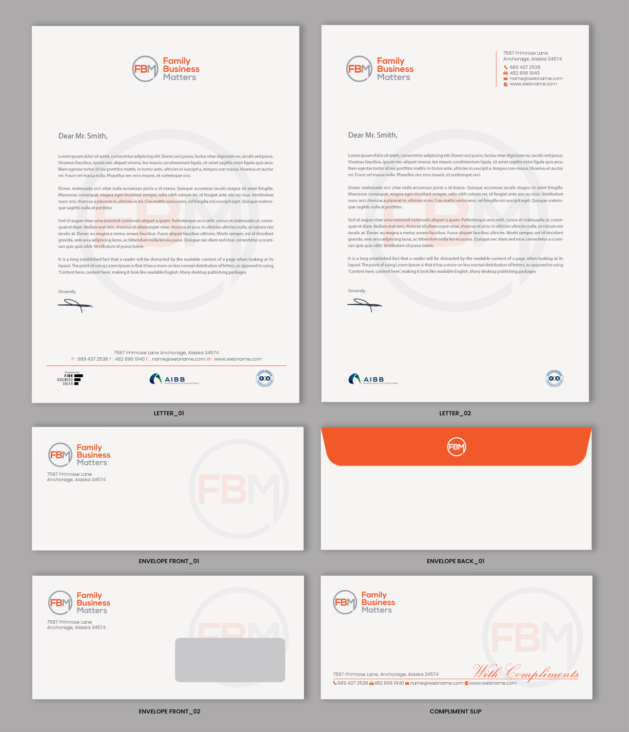 Stationery Design by chandrayaan.creative for Family Business Matters | Design #23965458