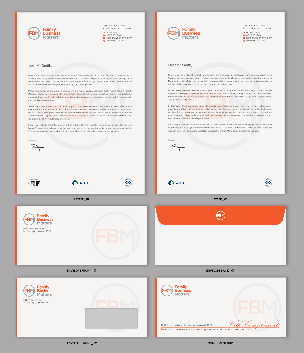 Stationery Design by chandrayaan.creative for Family Business Matters | Design #23966929