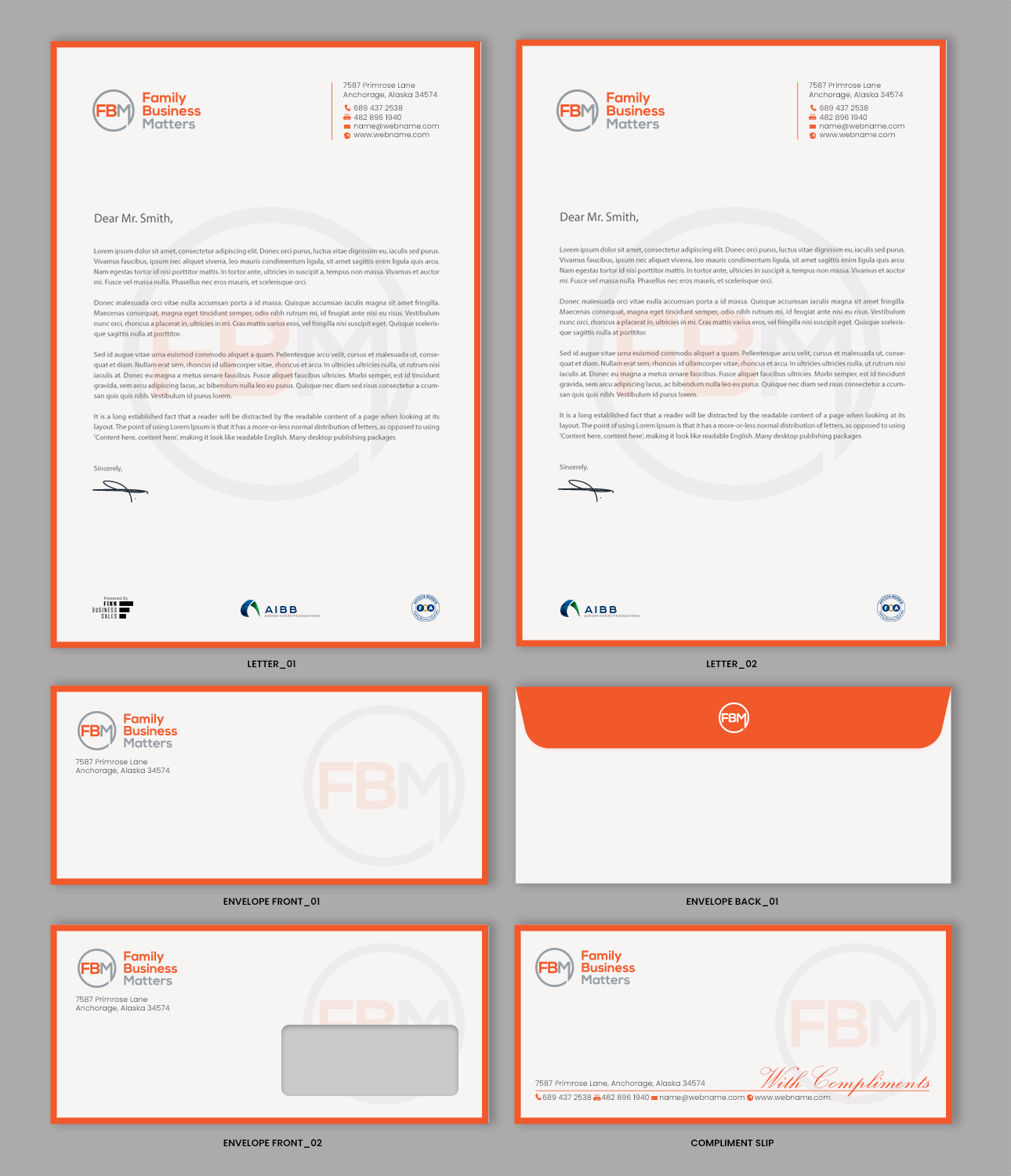 Stationery Design by chandrayaan.creative for Family Business Matters | Design #23966931