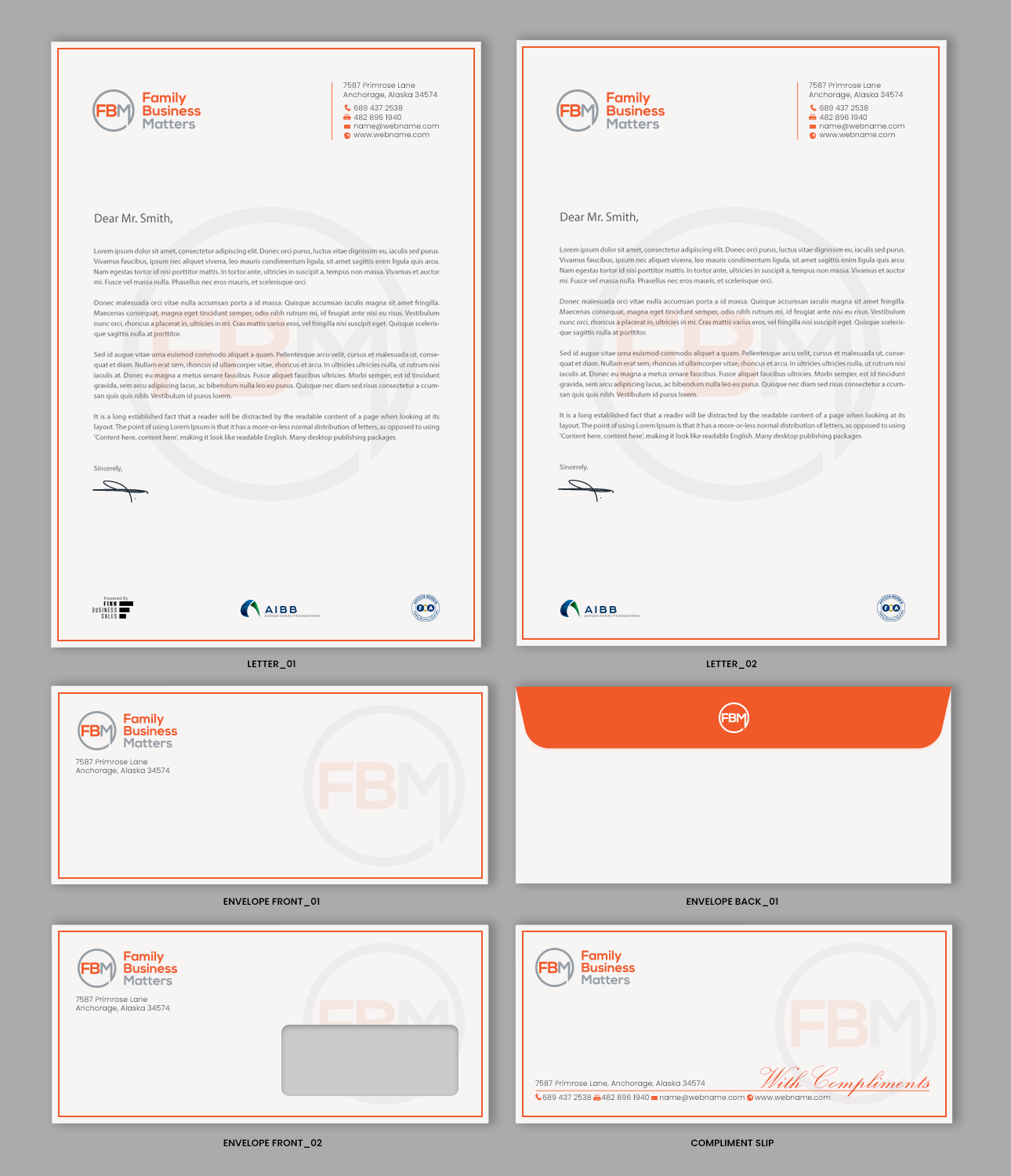 Stationery Design by chandrayaan.creative for Family Business Matters | Design #23966932