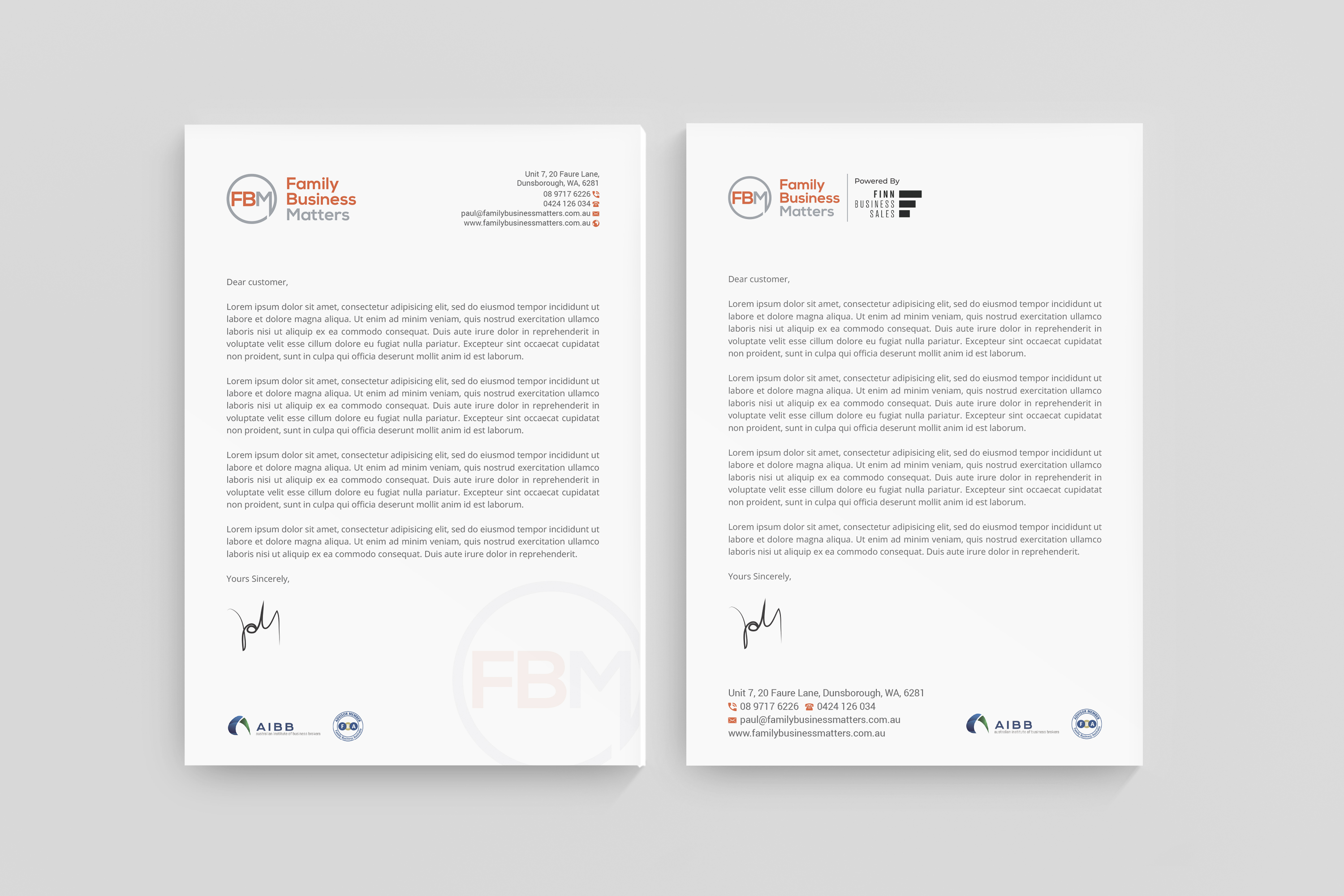 Stationery Design by R.design for Family Business Matters | Design #23955526