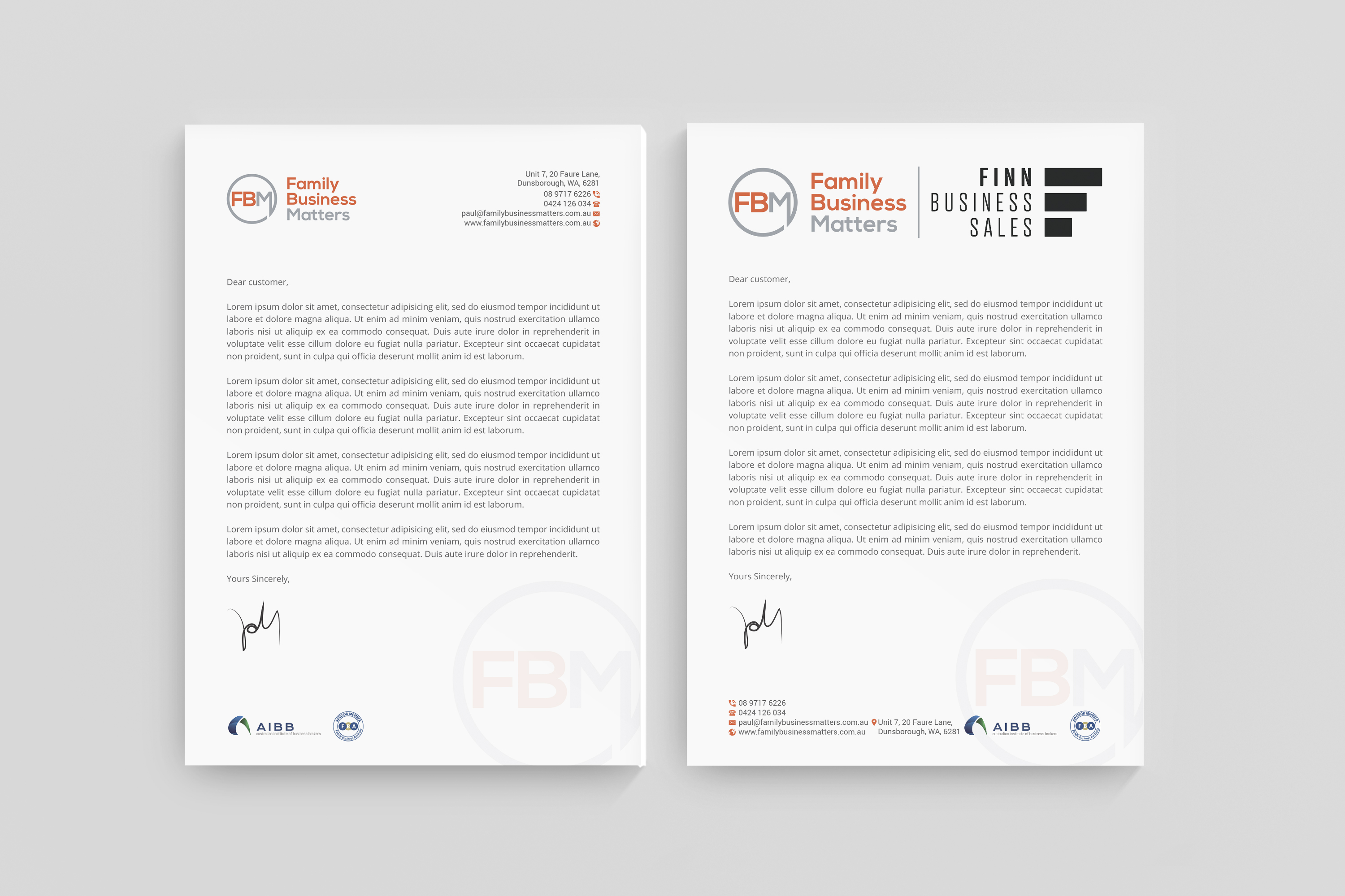 Stationery Design by R.design for Family Business Matters | Design #23958189