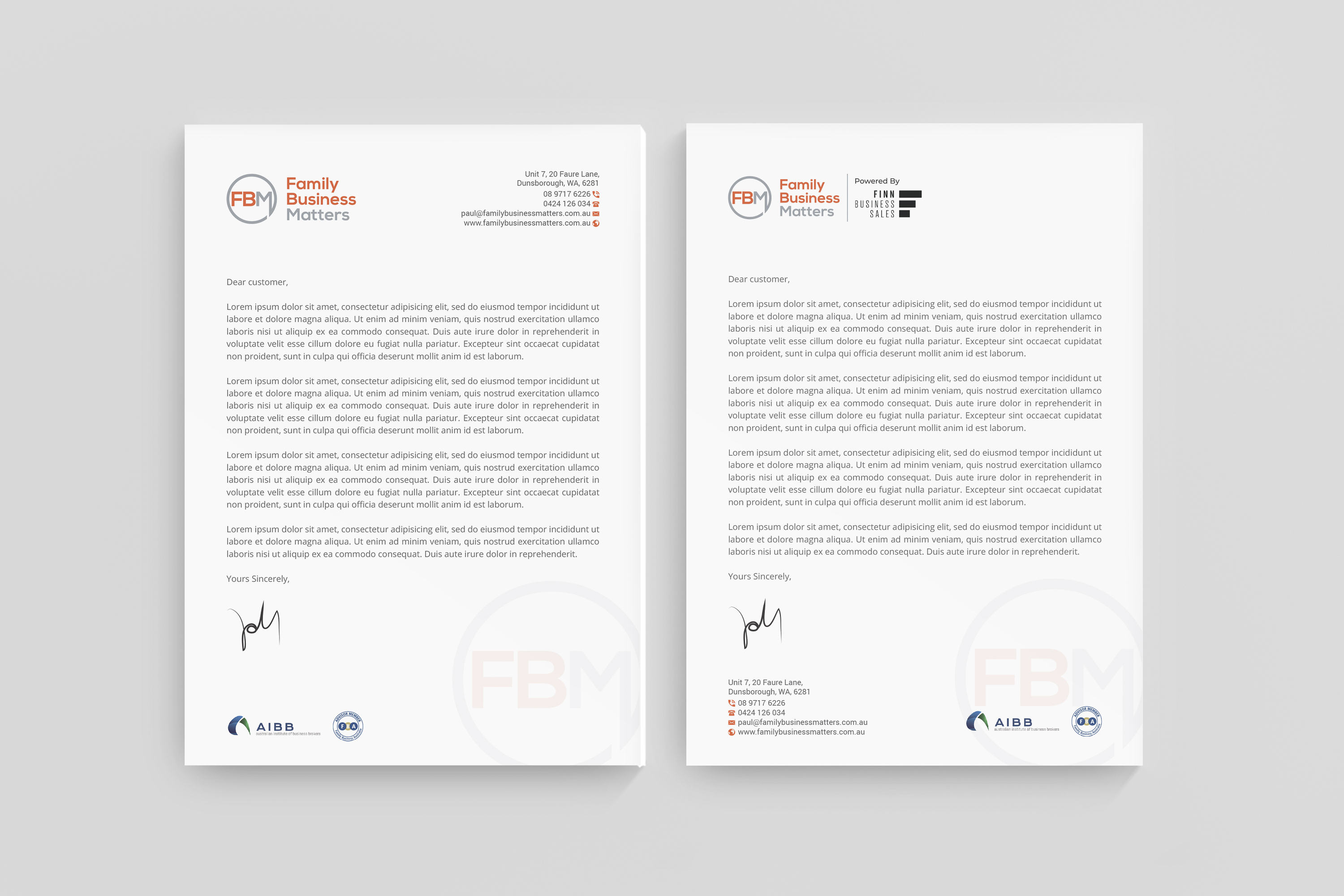 Schreibwaren-Design von R.design für Family Business Matters | Design #23970267
