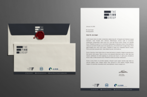 Letterhead design x 2, follower page, with compliments slip and envelope design X 2 | Stationery Design by haru_ichiban