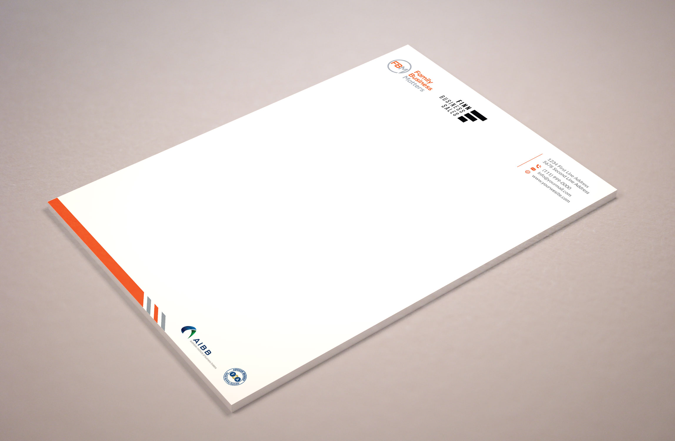 Stationery Design by Musa. A for Family Business Matters | Design #23955349
