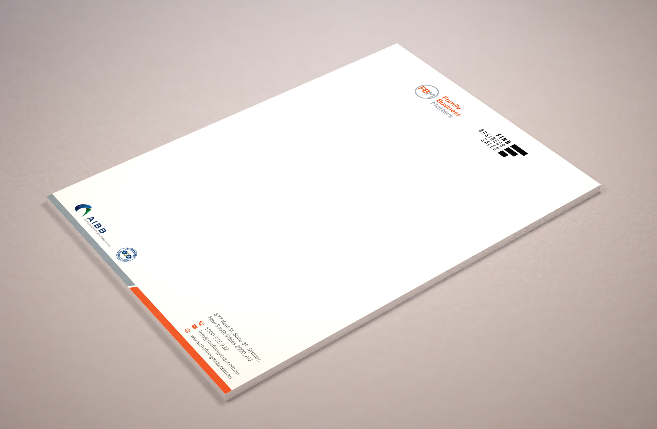 Stationery Design by Musa. A for Family Business Matters | Design #23979704