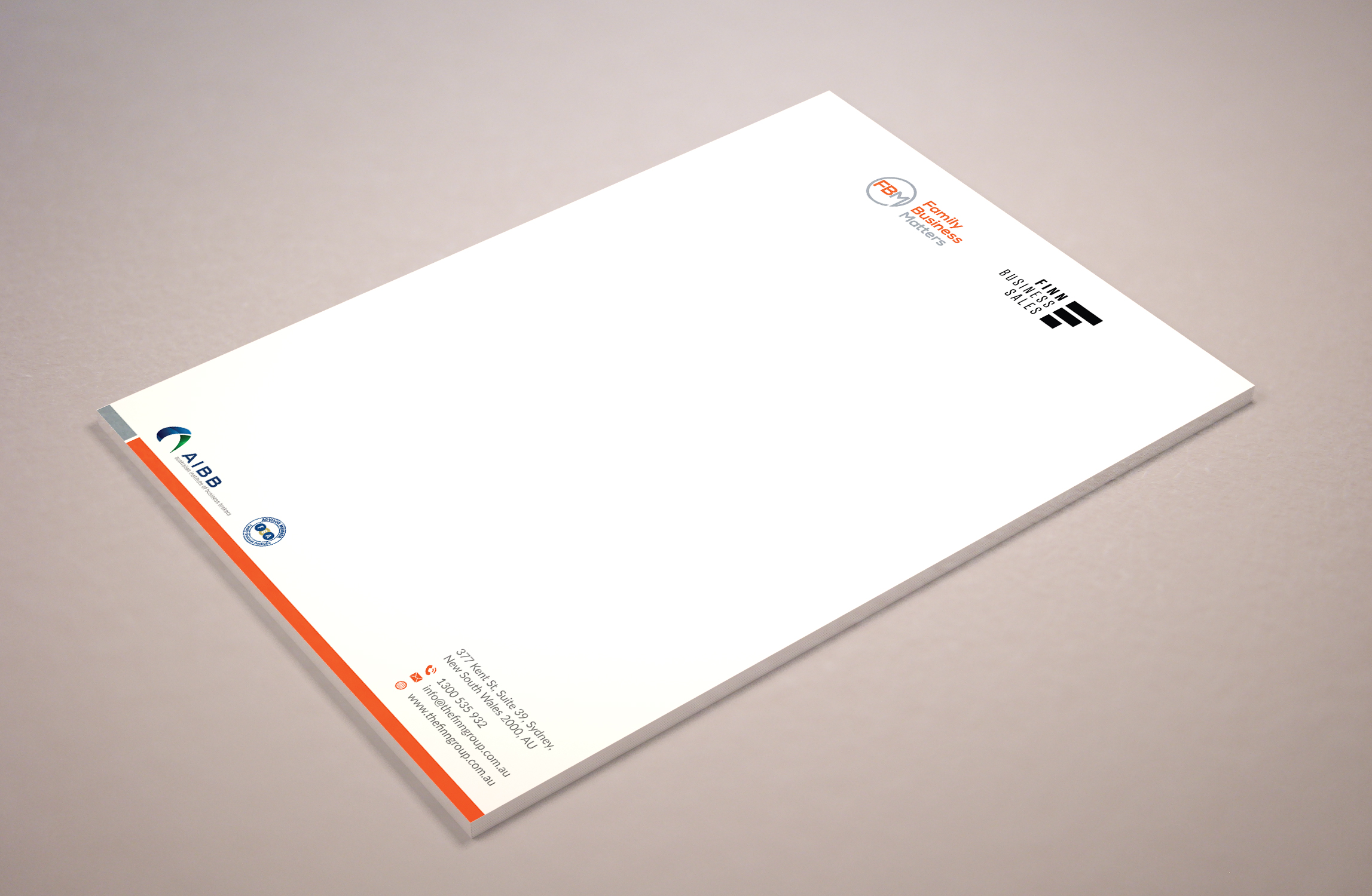 Stationery Design by Musa. A for Family Business Matters | Design #23979705