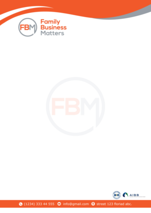 Design de Papeterie par Junaid 23 pour Family Business Matters | Design : #23943860
