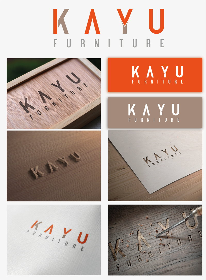 Logo Design by Shirlei Patricia for KAYU Furniture | Design #2999983