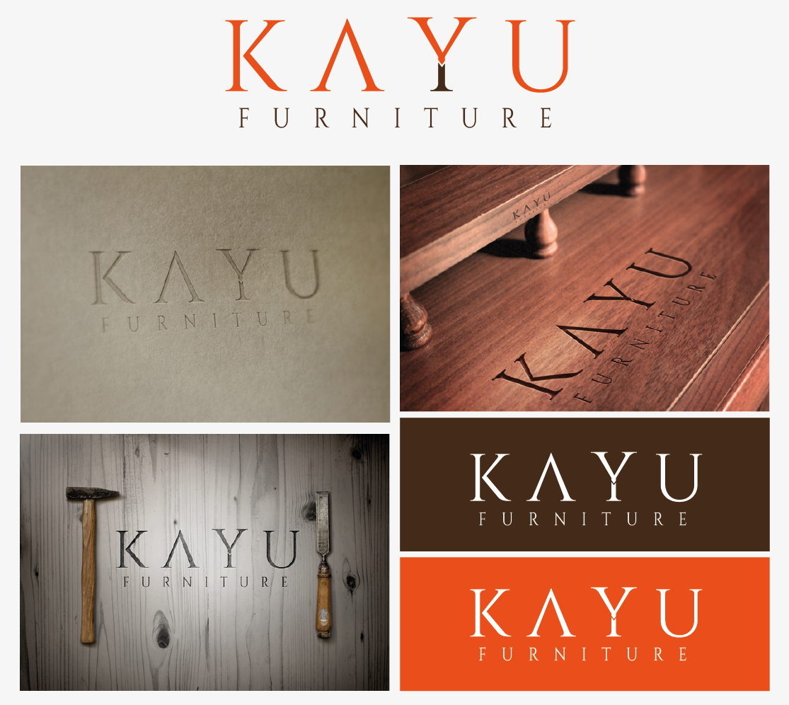 Logo Design by Shirlei Patricia for KAYU Furniture | Design #3009758