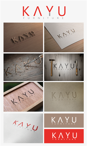 Logo Design by Shirlei Patricia for KAYU Furniture | Design: #3041208