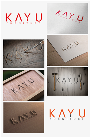 Logo Design by Shirlei Patricia for KAYU Furniture | Design: #3060376