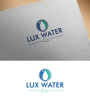 Lux Water Co. | Logo Design by Aliqa Design