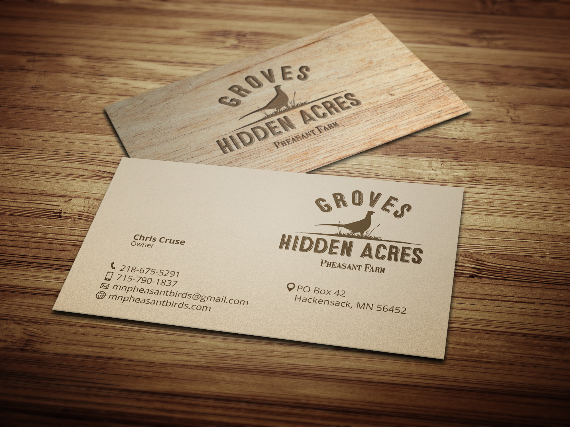 Business Card Design by Sergio Coelho for Cruse Dog's Honey | Design #23947471