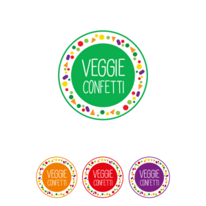 Veggie Confetti | Logo Design by Samantha Ward Design