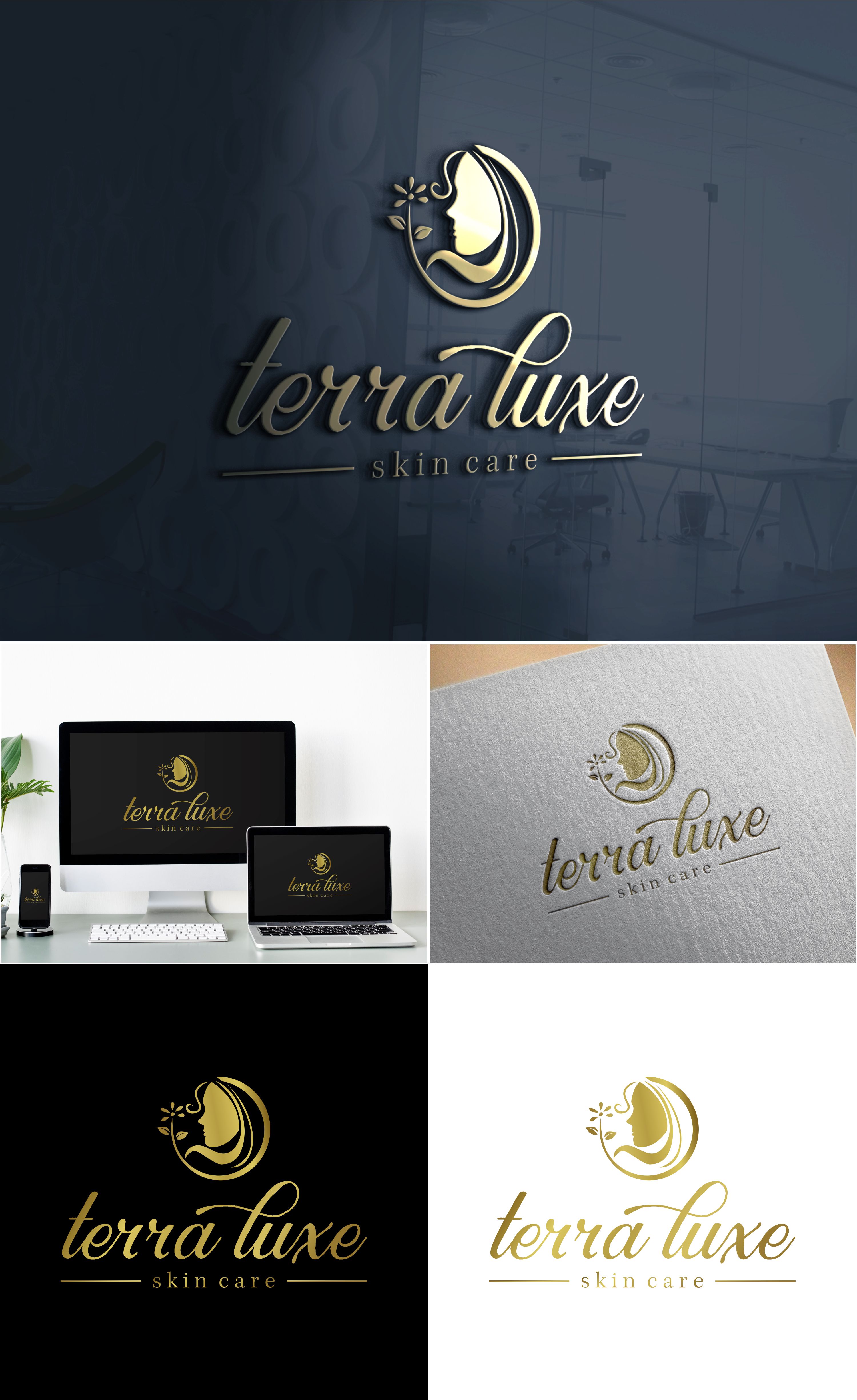 Logo Design by Nicolene Barnard for terra luxe skin care, llc | Design #23976426