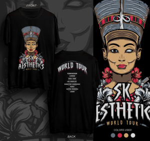 world tour style Tshirt design for our shop | T-Shirt-Design von besonaeral30