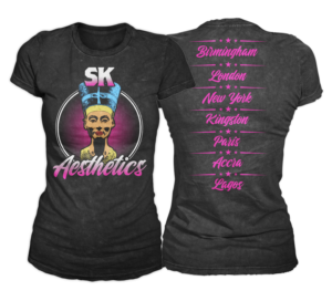 world tour style Tshirt design for our shop | T-Shirt-Design von badpixelarts