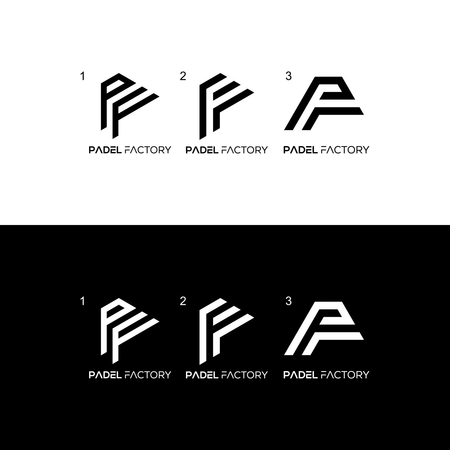 Logo Design by galang1996 2 for Padel Factory | Design #23966514