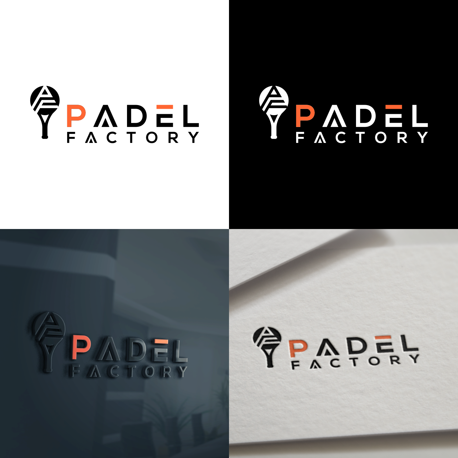 Logo Design by galang1996 2 for Padel Factory | Design #23977091