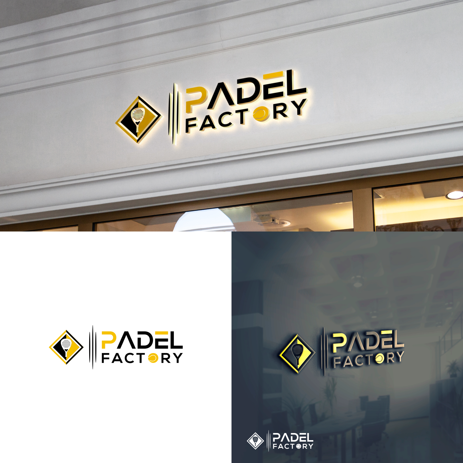 Logo Design by mbah suratman for Padel Factory | Design #23975607